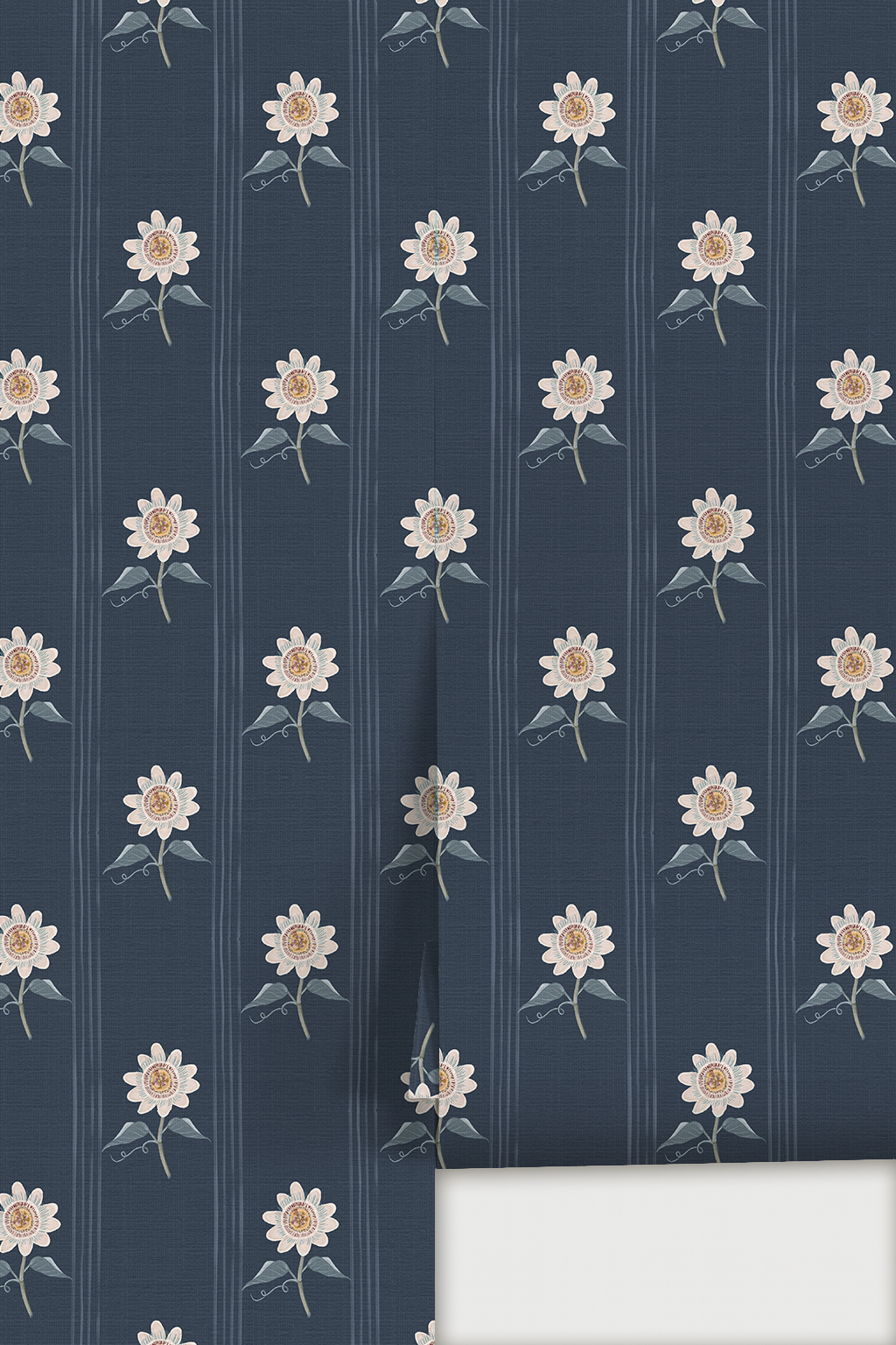 Lilikoi Lane Wallpaper, dark denim