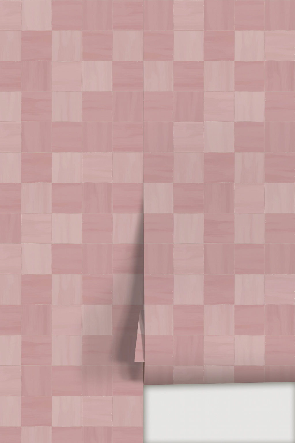 Zellige Wallpaper, mauve